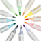 Creativ Company Sketch marker, pastelkleuren, stift lijndikte 1+2-5 mm, 12 stuk/ 1 doos