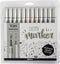 Creativ Company Sketch Markers Dubbel Set 12 stuks Natuur