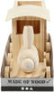 Creativ Company Speelgoedtrein met rijtuig, H: 9,5 cm, L: 21,5 cm, W: 6,5 cm, 1 stuk