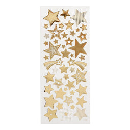 Creativ Company Stickers goud sterren, 1 vel