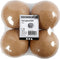 Creativ Company Tweedelige kerstbal 8 cm, 4 Stuk, 1 Doos