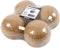 Creativ Company Tweedelige kerstbal 8 cm, 4 Stuk, 1 Doos