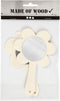 Creativ Company Versier je Houten Handspiegel, 2st. 14cm