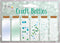 Creative Craft Group Decoratie Flesjes, 6 x 15g Groen/Blauw