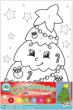 Creative Craft Group XMAS Canvas Schilderen op Nummer Kerstboom