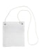 Creative Katoenen Hangportemonnee 13 X 15 Cm Wit