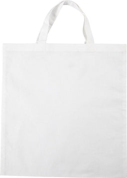 Creative Katoenen Tas Wit 38 X 42 Cm