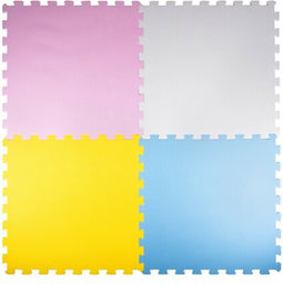 Creative Kids - Kinder Puzzel Speelgoed Mat - 4 stuks Speelmat - Zachte kleuren