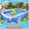 Creative Kids Zwembad - Opblaasbaar - Rechthoek - 262x175x51cm - Max 778 Liter - 2 Ringen