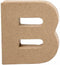 Creative Letter B Papier-mâché 10 Cm