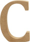 Creative Letter C Mdf 13 Cm