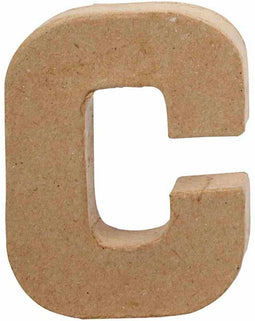 Creative Letter C Papier-mâché 10 Cm