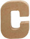 Creative Letter C Papier-mâché 10 Cm