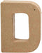 Creative Letter D Papier-mâché 10 Cm