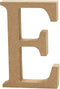 Creative Letter E Mdf 13 Cm