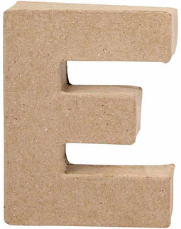 Creative Letter E Papier-mâché 10 Cm