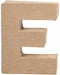 Creative Letter E Papier-mâché 10 Cm