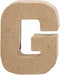 Creative Letter G Papier-mâché 10 Cm