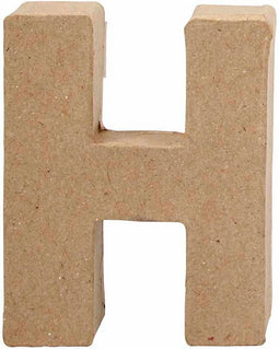 Creative Letter H Papier-mâché 10 Cm