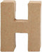 Creative Letter H Papier-mâché 10 Cm