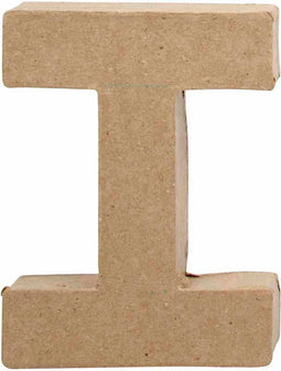 Creative Letter I Papier-mâché 10 Cm