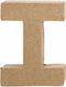 Creative Letter I Papier-mâché 10 Cm