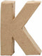 Creative Letter K Papier-mâché 10 Cm