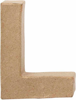 Creative Letter L Papier-mâché 10 Cm