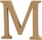 Creative Letter M Mdf 13 Cm