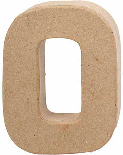 Creative Letter O Papier-mâché 10 Cm