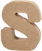 Creative Letter S Papier-mâché 10 Cm