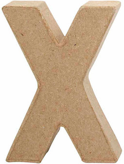 Creative Letter X Papier-mâché 10 Cm
