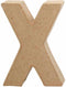 Creative Letter X Papier-mâché 10 Cm