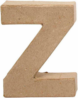 Creative Letter Z Papier-mâché 10 Cm