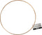 Creative Metalen Draadring 3 Mm Goud 20 Cm Per Stuk