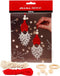 Creative mini kit, Kerst Elf Macramé - hoogte 14 cm