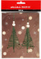 Creative mini kit Kerstbomen Macramé - hoogte 11 cm