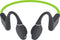 Creative Outlier Free+ Bone Conduction hoofdtelefoon - verstelbare transducers, IPX5 las- en spatbescherming, tot 10 uur batterijduur (grijs en limoengroen)