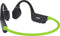 Creative Outlier Free+ Bone Conduction hoofdtelefoon - verstelbare transducers, IPX5 las- en spatbescherming, tot 10 uur batterijduur (grijs en limoengroen)