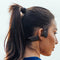Creative Outlier Free+ Bone Conduction hoofdtelefoon - verstelbare transducers, IPX5 las- en spatbescherming, tot 10 uur batterijduur (grijs en zwart)