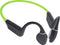 Creative Outlier Free+ Bone Conduction hoofdtelefoon - verstelbare transducers, IPX5 las- en spatbescherming, tot 10 uur batterijduur (grijs en limoengroen)
