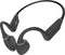 Creative Outlier Free+ Bone Conduction hoofdtelefoon - verstelbare transducers, IPX5 las- en spatbescherming, tot 10 uur batterijduur (grijs en zwart)