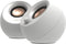 Creative Pebble V3 Luidspreker voor PC en laptops (Wit) - Bluetooth 5.3, AUX, USB-C met meegeleverde USB-C naar USB-A converter
