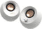 Creative Pebble V3 Luidspreker voor PC en laptops (Wit) - Bluetooth 5.3, AUX, USB-C met meegeleverde USB-C naar USB-A converter
