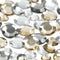 Creative Strasstenen Rond 6x9x12mm Goud/zilver 360 Stuks