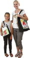 Creative Tas Met Plastic Voorkant 42 X 34 X 12 Cm Zwart