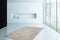 Creme Grijs vloerkleed - 80x150 cm - A-symmetrisch patroon Geruit - Modern