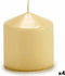 Créme Kaars (4 Stuks)