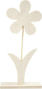 Creotime Bloem Hout 26 X 13 Cm Blank Per Stuk