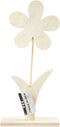 Creotime Bloem Hout 26 X 13 Cm Blank Per Stuk